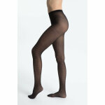 Collant noir pied de coq femme - fantaisie dim