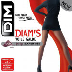 Collant voile galbe noir - dim Collant voile galbe noir - dim