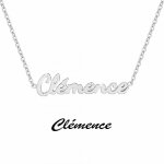 Collier b2689 - argent - clemence Collier b2689 - argent - clemence