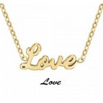 Collier b2689 - dore - love