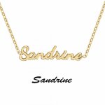 Collier b2689 - dore - sandrine