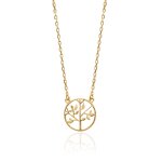 Collier femme fantaisie arbre de vie plaqu or maison de la bijouterie uyzy6545