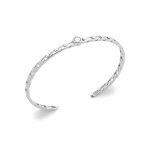 Bracelet femme argent rhodié blanc serti clos - vw34z55v Bracelet femme argent rhodié blanc serti clos - vw34z55v