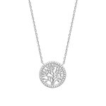 Collier femme fantaisie arbre de vie argent maison de la bijouterie vwzwy645