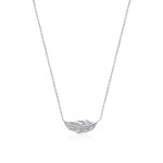 Collier femme fantaisie plume argent maison de la bijouterie wyz35345 Collier femme fantaisie plume argent maison de la bijouterie wyz35345