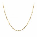 Collier femme - b2376 - dore - angèle m Collier femme - b2376 - dore - angèle m