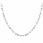 Collier femme - b2392 - argent - angle m