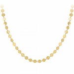 Collier femme b2392 - dore - angle m