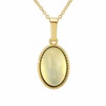 Collier femme b2458 - white - onyx - angle m