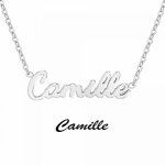 Collier femme b2689 - argent - camille - athème Collier femme b2689 - argent - camille - athème