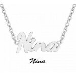 Collier femme b2689 - argent - nina - athème Collier femme b2689 - argent - nina - athème