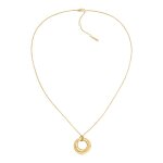 Collier femme calvin klein bijoux ck spiral - 35000761 acier doré Collier femme calvin klein bijoux ck spiral - 35000761 acier doré