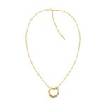 Collier femme calvin klein twisted ring - 35000307 acier dor
