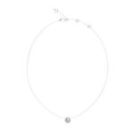 Collier femme guess bijoux g crystal - jubn05446jwrh acier argent