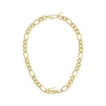 Collier femme lacoste crocodile - 2040372 acier dor