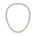 Collier femme lacoste enie - 2040271 acier dor�