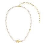 Collier femme lacoste matchpoint - 2040429 acier dor
