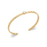 Collier femme plaqu or blanc serti clos - uw34z55v