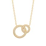 Collier fantaisie maille forat plaqu or maison de la bijouterie uw33v345