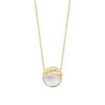 Collier femme maison de la bijouterie sensimio uw3y0445 plaqu or