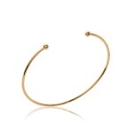 Bracelet jonc ouvert femme plaqu or 56mm maison de la bijouterie uyz3yu56
