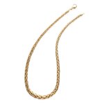 Chaine maison de la bijouterie sensimio y4v00345 plaqu or