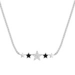 Collier femme so charm - b2934 - argent - collier - collier toile argent