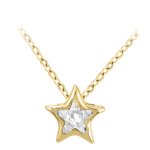 Collier femme so charm - b3085 - dore - collier �toile dor�