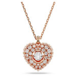 Collier femme swarovski hyperbola heart wh - 5680402 rose, dor