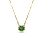 Collier femme swarovski una - 5680557 plaqué or vert Collier femme swarovski una - 5680557 plaqué or vert