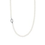 Collier femme ti sento - 34050pw - 45 argent 925 / 1000 blanc perle