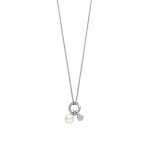 Collier femme ti sento - 34113pw - 42 argent 925 / 1000 blanc perle