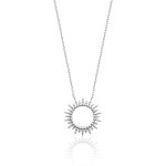 Collier fantaisie soleil femme argent maison de la bijouterie wyz60y45 Collier fantaisie soleil femme argent maison de la bijouterie wyz60y45