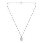 Collier homme boss bijoux double b coin - 1580761 acier argent