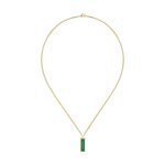 Collier homme lacoste fence - 2040325 acier dor�, vert