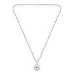Collier homme lacoste vigor - 2040447 acier argent, marron