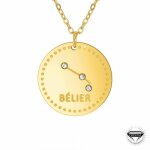 Collier et pendentif ath�me b2449 - belier femme