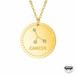 Collier et pendentif athème b2449 - cancer femme Collier et pendentif athème b2449 - cancer femme