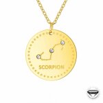 Collier et pendentif athme b2449 - scorpion femme