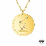 Collier et pendentif athème b2449 - verseau femme Collier et pendentif athème b2449 - verseau femme