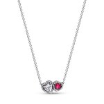 Collier à pendentif c?urs halo Collier à pendentif c?urs halo
