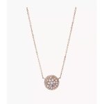 Collier et pendentif fossil jf01740791 - collier et pendentif ros cristaux nacre fossil bijoux