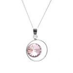 Collier et pendentif indicolite juliette cojuli212 - collier et pendentif argent 925 / 00 cristal swarovsk ...