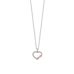 Collier et pendentif lotus silver lp1595 - 1 / 1 - coeur moments argent femme