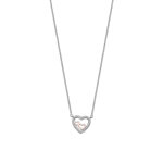 Collier et pendentif lotus silver lp1856 - 1 / 1 - coeur cv moments argent femme