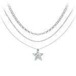 Collier et pendentif so charm argent collier toile par so charm ; orne de cristaux swarovski ; bs4401 ...