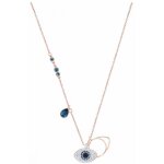 Collier et pendentif swarovski duo 5172560 - collier et pendentif acier bicolore femme
