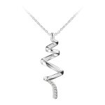 Collier par so charm ; orn�e de cristaux swarovski ; bs1549 - argent - collier