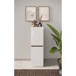 Colonne 2 portes blanc laqu� mercure