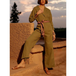Combi - pantalon linka kaki en coton